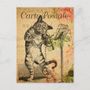 Search for cat fiddle postcards Vintage