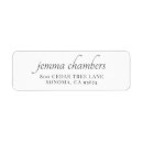 Search for modern return address labels Minimal