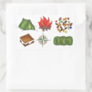 Search for camping is in tents stickers Campfire