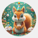 Search for squirrel birthday stickers Party