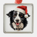 Search for border collie christmas tree decorations Dog