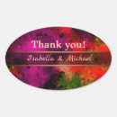 Search for abstract oval stickers Red