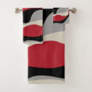 Search for black red white bath towels Grey