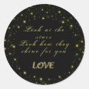 Search for black glitter background stickers Stars