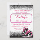 Search for sneakers birthday invitations For her