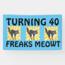 Search for funny birthday banners Forty
