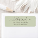 Search for elegant monogrammed return address labels Typography