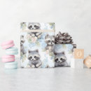 Search for cute raccoon wrapping paper For kids