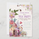 Search for tea time baby shower invitations Watercolor