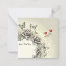 Search for rose wedding vertical note cards Bridal