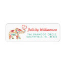 Search for tribal return address labels Modern