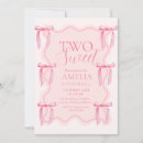 Search for 2nd two sweet birthday invitations Blush pink