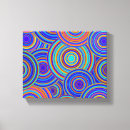 Search for blue orange canvas prints Circles