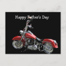 Search for motorcycle fathers day cards Red