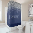 Search for navy shower curtains Sparkle
