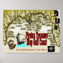 Search for pirate map posters Treasure