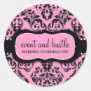 Search for pink and black swirls stickers Damask