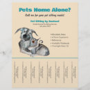 Search for cat sitter flyers Dog walker