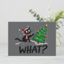 Search for funny cat christmas invitations Festive