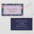 Search for purple pattern business cards Elegant