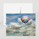 Search for balloon flight postcards Blue