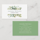 Search for leafy business cards Floral