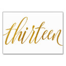 Search for 13 gold table cards Elegant