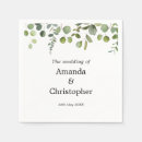 Search for greenery wedding napkins Nature