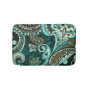 Search for brown and turquoise bath mats Black