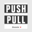 Search for push stickers Black