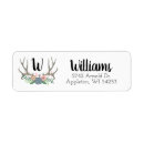 Search for antler return address labels Floral