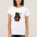 Search for cat playing guitar tshirts Kitty