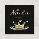 Search for black nail polish business cards Modern