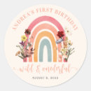 Search for wild flower stickers Rainbow