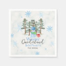 Search for snowman napkins Watercolor