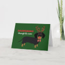 Search for badger christmas cards Wiener dog