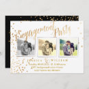 Search for foil engagement party invitations Rose gold
