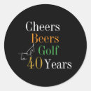 Search for celebrating 40 years stickers 40th birthday party