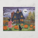Search for cartoon halloween postcards Autumn