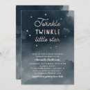 Search for twinkle twinkle baby shower invitations Blue