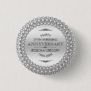 Search for silver wedding badges Black