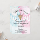 Search for ice cream gender reveal invitations Guess the gender