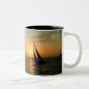 Search for peaceful sunset mugs Sailboat