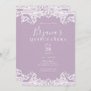 Search for lilac lavender purple quinceanera invitations Party