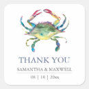Search for crab wedding stickers Nautical