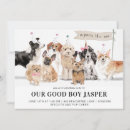 Search for pup invitations Watercolor