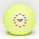 Search for orange tennis balls Butterfly