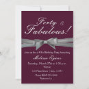 Search for pink purple silver birthday invitations Party
