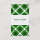 Search for plaids business cards Pattern