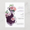 Search for tea cup bridal shower invitations Elegant
